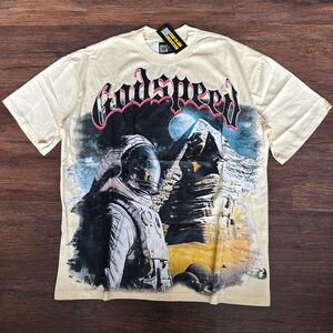 Godspeed Graphic Astronaut Tee - Cream